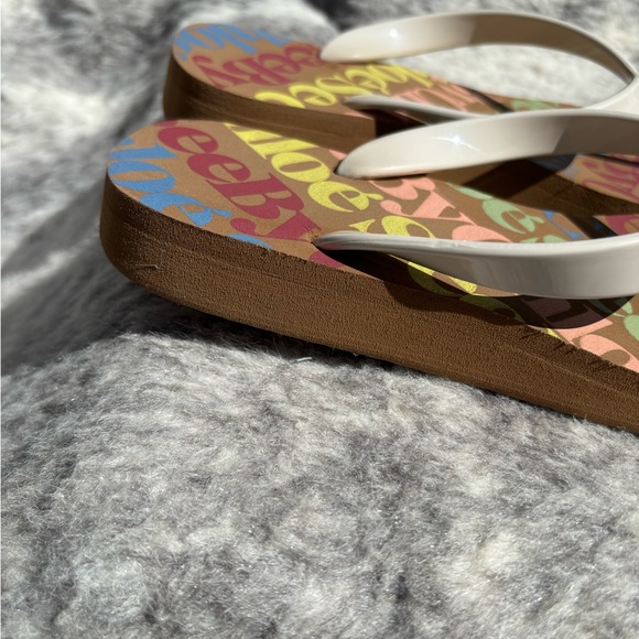 SeeByChloe flip flops size 41 made small - Picture 6 of 9